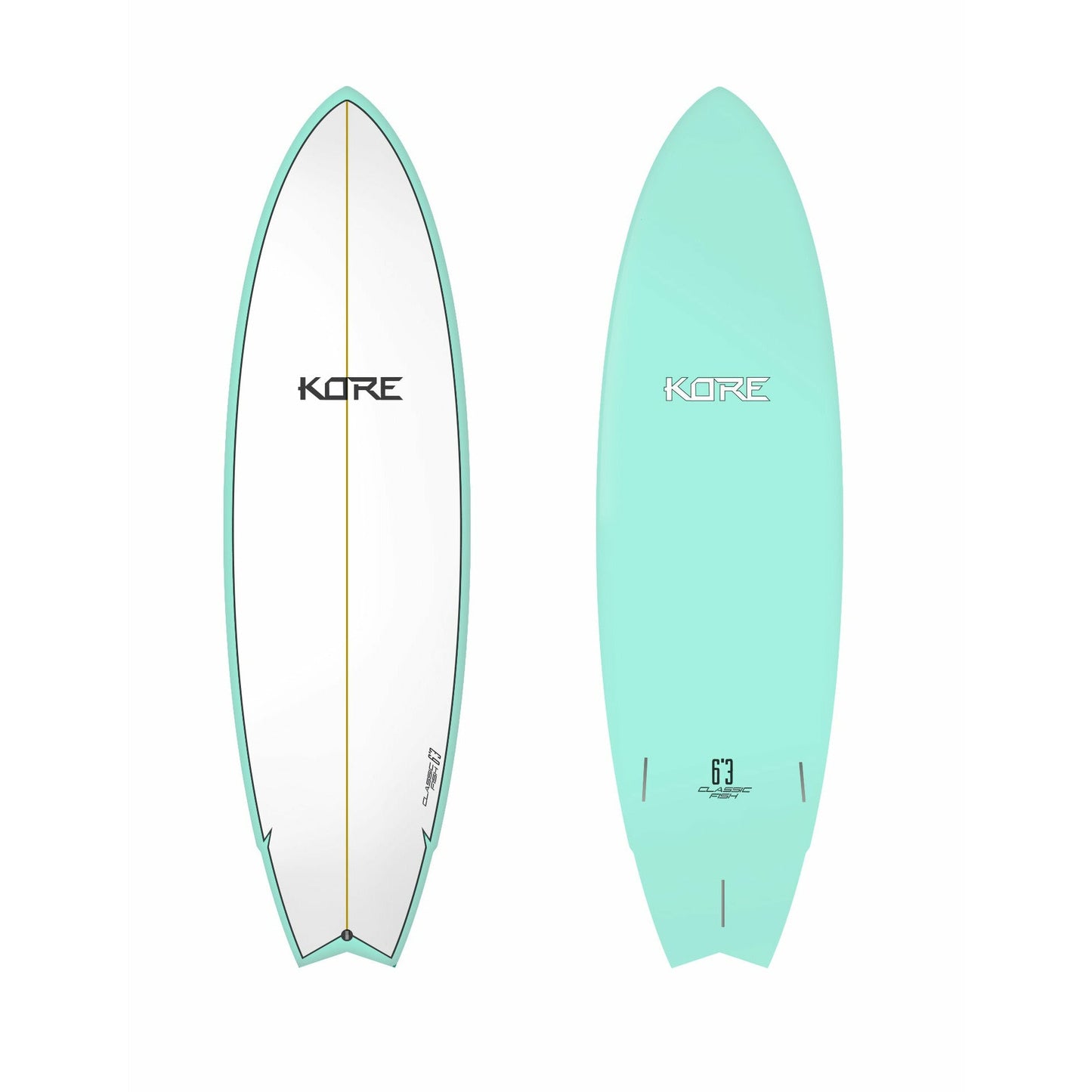 Kore Classic Fish White/Seagreen