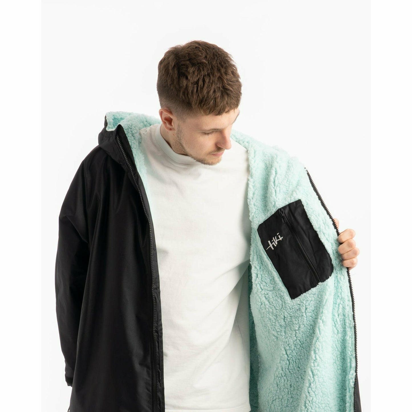 Tiki Tech Robe Black/Green