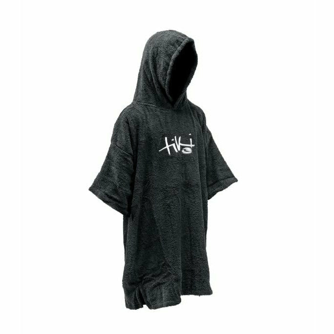 Tiki Junior Hooded Change Robe Black
