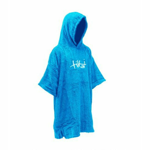 Tiki Junior Hooded Change Robe Blue