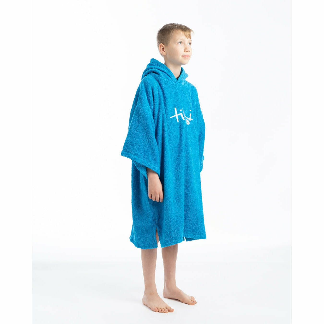 Tiki Junior Hooded Change Robe Blue