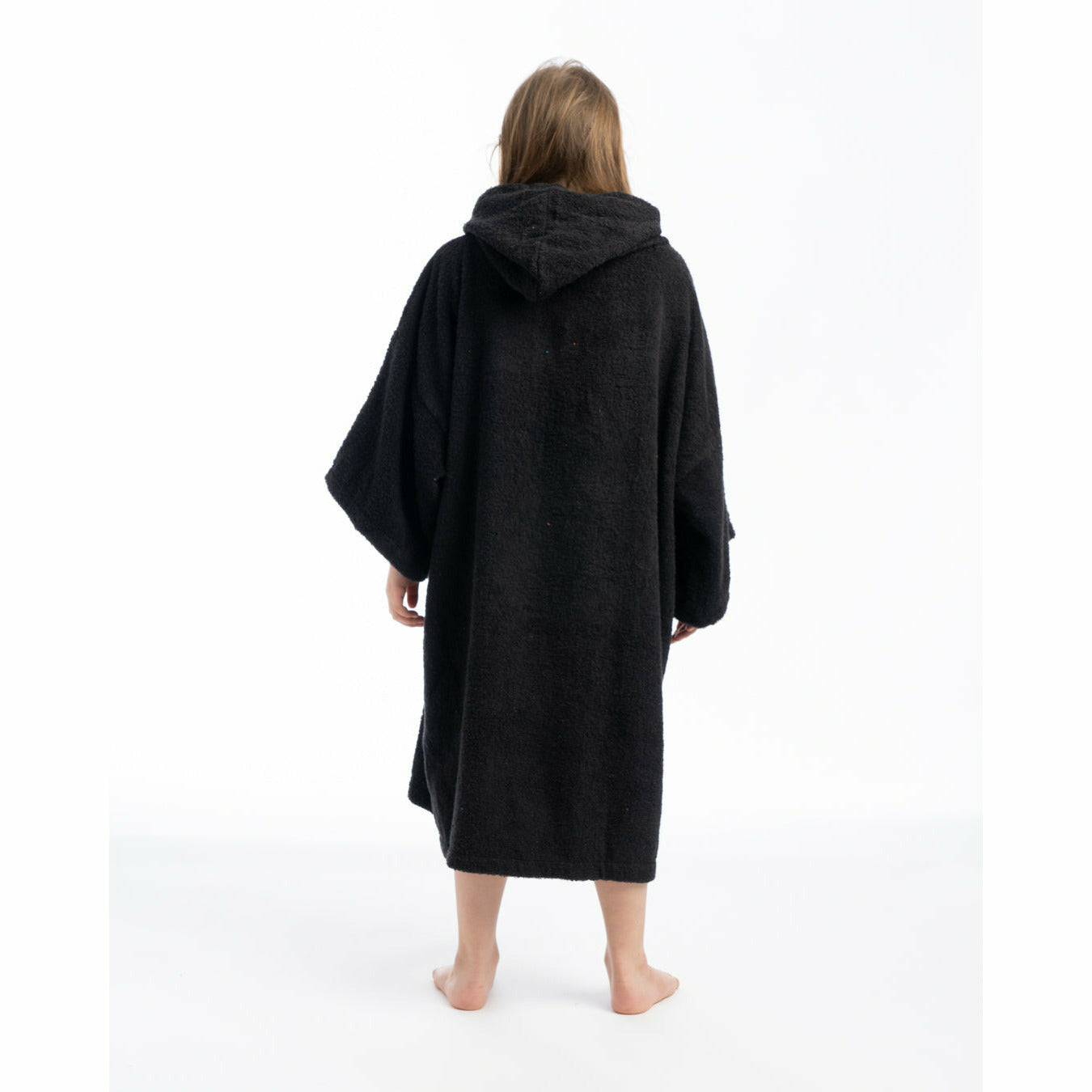 Tiki Junior Hooded Change Robe Black