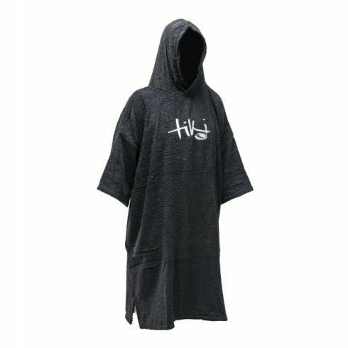 Tiki Adults Hooded Change Robe Black