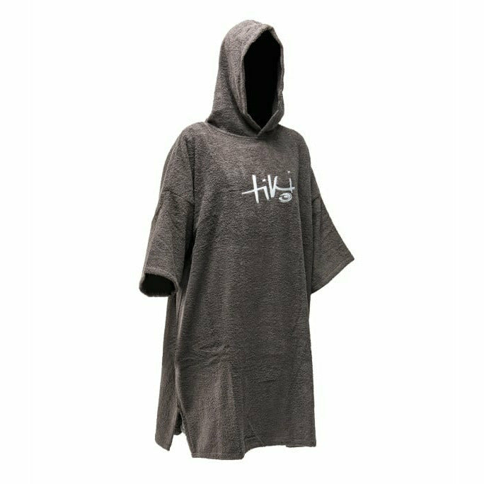 Tiki Adults Hooded Change Robe Grey