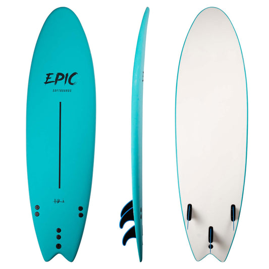 Tiki Epic Softboard Blue
