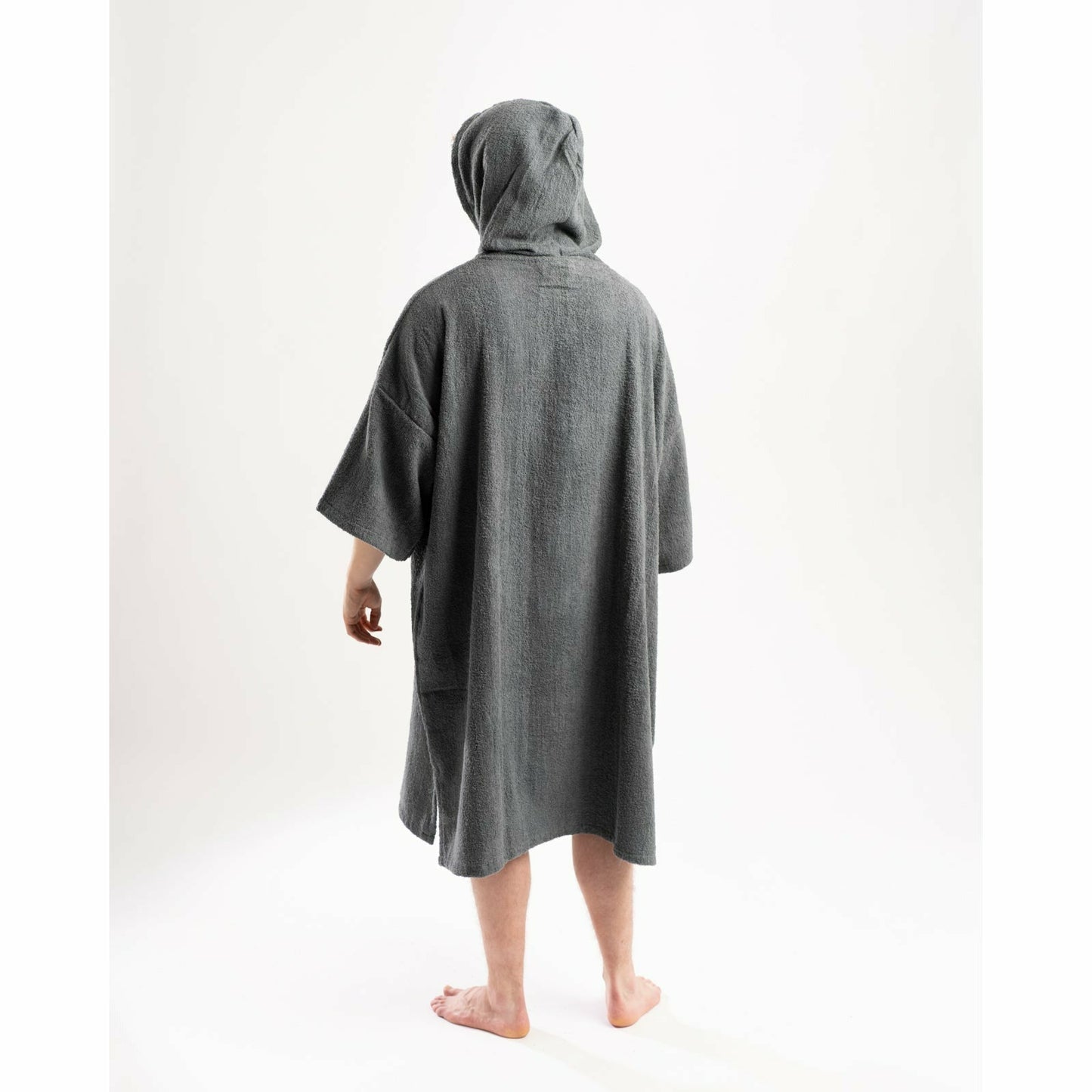 Tiki Adults Hooded Change Robe Grey