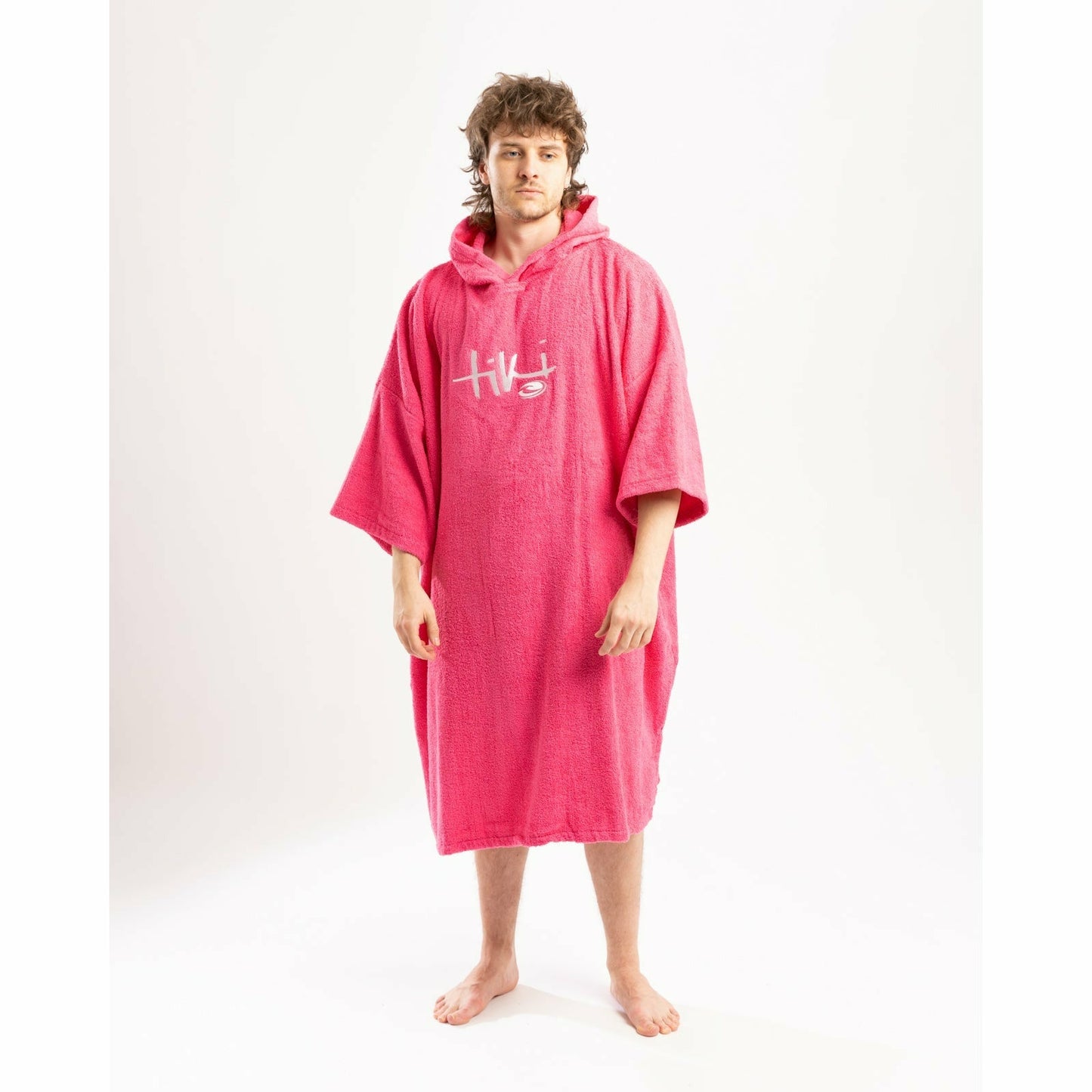 Tiki Adults Hooded Change Robe Pink