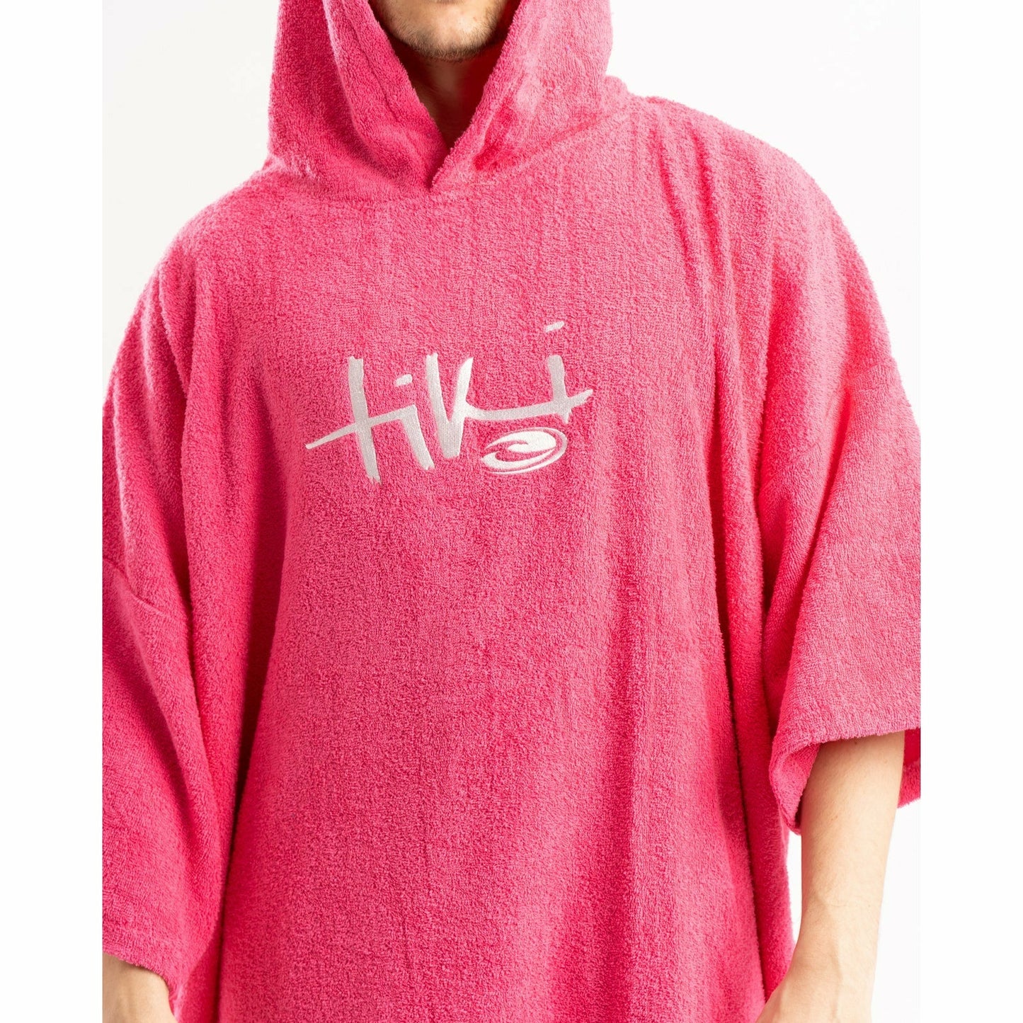 Tiki Adults Hooded Change Robe Pink