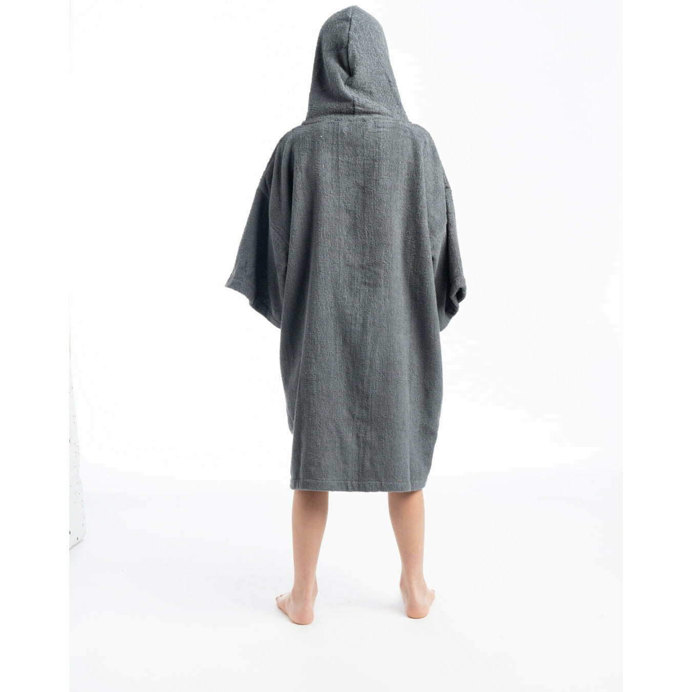 Tiki Junior Hooded Change Robe Grey